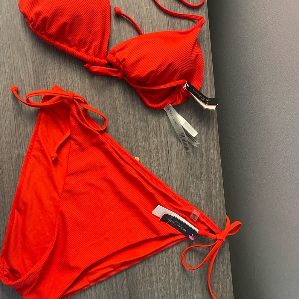 Victoria’s Secret Women’s red bikini, size XXL bottoms & XL TOP